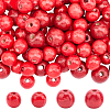 150Pcs 2 Styles Dyed Natural Wood Beads COCO-PA0001-14-1