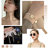DIY Imitation Pearl Beaded Chain Bracelet Necklace Making Kit CHC-BBC0001-07-5