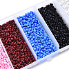6000Pcs 5 Colors Glass Seed Beads SEED-YW0001-15A-5