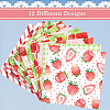 24 Sheets 12 Styles Strawberry Scrapbook Paper Pads DIY-WH0304-989F-6
