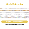 12Pcs 6 Style Alloy Rhinestone Chains MRMJ-HY0002-30-2