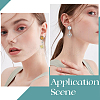 202 Stainless Steel Stud Earring Settings STAS-SP0001-91D-5