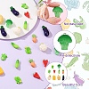 30Pcs 10 Styles Resin Pendants RESI-YW0004-20-4