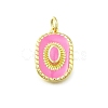 Brass Enamel Pendants KK-K400-20G-02-1