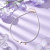 Brass Micro Pave Grade AAA Cubic Zirconia Letter Pendant Necklaces NJEW-JN04771-26-2
