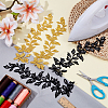 4Pcs 2 Styles Computerized Embroidery Polyester Cloth Patches DIY-NB0014-40-4