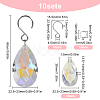 DIY Teardrop Crystal Chandelier Parts Making Findings DIY-SP0001-30-2