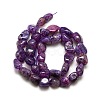 Nuggets Natural Crackle Agate Beads Strands G-P031-02-3