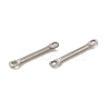 Non-Tarnish 304 Stainless Steel Connector Charms STAS-Q323-04C-P-2