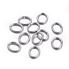 Tarnish Resistant 304 Stainless Steel Open Jump Rings STAS-F221-40P-L-1