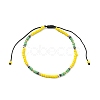 Glass Seed Braided Bead Bracelet for Women BJEW-JB09628-2