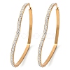 304 Stainless Steel Heart Hoop Earrings EJEW-S242-01G-J-2