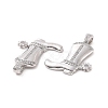 Rack Plating Brass Micro Pave Cubic Zirconia Pendants KK-C008-30P-3