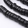 Dyed Natural Coconut Disc Bead Strands X-COCB-O003-07A-1