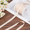 10Yards Polyester Lace Trim Ribbon OCOR-GF0004-83E-7