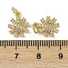 Brass Micro Pave Cubic Zirconia Pendants KK-I358-063G-B-3