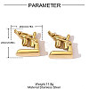 304 Stainless Steel Pendants STAS-OY008-41G-3