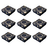 10Pcs Sun Moon Star Printed Cardboard Gift Boxes CBOX-TA0001-21A-2