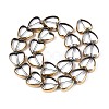 Electroplate Glass Beads Strands X-EGLA-T021-23B-2