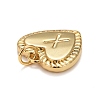 Rack Plating Real 18K Gold Plated Brass Pendants KK-E260-01G-X-3