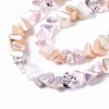 Electroplate Glass Beads Strands X-EGLA-N002-06J-3