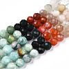 Natural & Synthetic Mixed Gemstone Beads Strands G-D080-A01-01-28-4