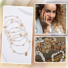 16Pcs Stainless Steel Satellite Chains Stretch Bracelet for Women BJEW-SP0001-16A-6