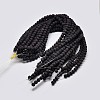 Natural Lava Rock Round Bead Strands G-I124-6mm-10-2