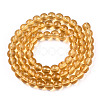 Transparent Glass Beads Strands GLAA-T032-T6mm-08-3