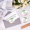 Waterproof PVC Wedding Round Stickers AJEW-WH0343-004-5