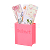 Plastic Book-shaped Bookmark Holder AJEW-WH0609-623A-1