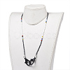 Personalized Beaded Necklaces NJEW-JN02853-04-4