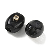Natural Obsidian European Beads GG-CBA105B-02J-G-2