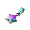 Ion Plating(IP) 304 Stainless Steel Charms STAS-I127-067M-2