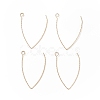 Ion Plating(IP) 316 Stainless Steel Earrings Finding X-STAS-B025-02G-3
