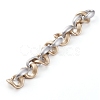 Handmade Spray Painted CCB Plastic Link Chains AJEW-JB00872-02-1