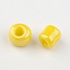 DIY Craft Beads 8/0 Opaque Colors Lustered Round Glass Seed Beads X-SEED-A012-3mm-122-2