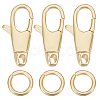 6Pcs Brass Swivel Lobster Claw Clasps DIY-BBC0001-53-1