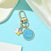 Alloy Enamel Pendant Decorations HJEW-YW00008-03-1