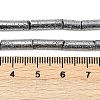 Electroplated Natural Lava Rock Beads Strands G-K388-03B-03-4