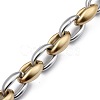 Handmade Spray Painted CCB Plastic Cable Chains AJEW-JB00739-03-2