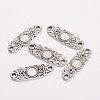 Alloy Cabochon Connector Settings EA281Y-1