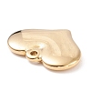 PVD Vacuum Plating 304 Stainless Steel Stamping Blank Tag Heart Pendants STAS-G218-08G-2-3