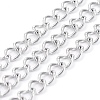 Tarnish Resistant 304 Stainless Steel Curb Chains CHS-F006-04B-P-2