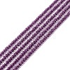 Transparent Glass Beads Strands GLAA-C019-01A-22-1