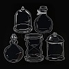 20Pcs 5 Styles PET Plastic Waterproof Self-Adhesive Lace Bottle Stickers AJEW-Z024-02A-1