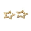 Star Cubic Zirconia Cuff Earrings KK-A228-06G-2