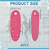 Suede Flat Toe Guard Protectors LS-AJEW-WH0270-860B-05-2