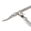 Alloy Snake Chain Belt NJEW-Q391-03P-3