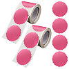 2 Rolls Paper Self-Adhesive Serrated Edge Awards Blank Stickers DIY-CP0012-59-1